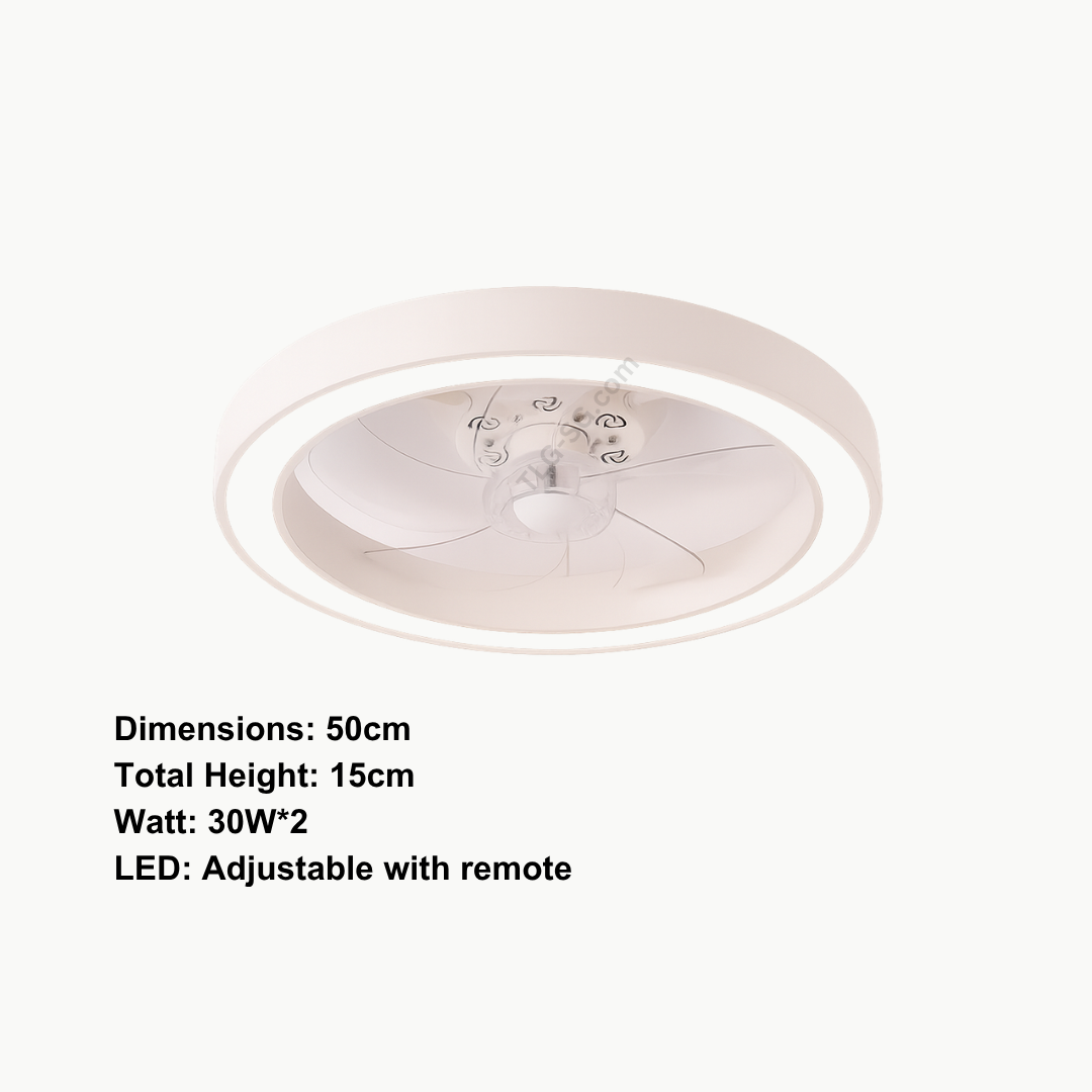 Ceiling lights with fan